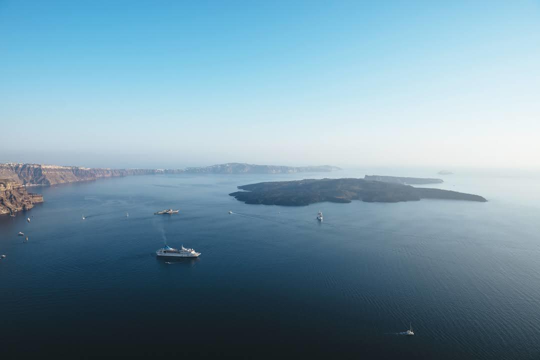 Caldera von Santorin