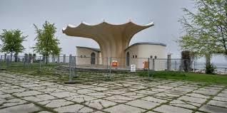 Musikpavillon, Kurmuschel von Ulrich Müther