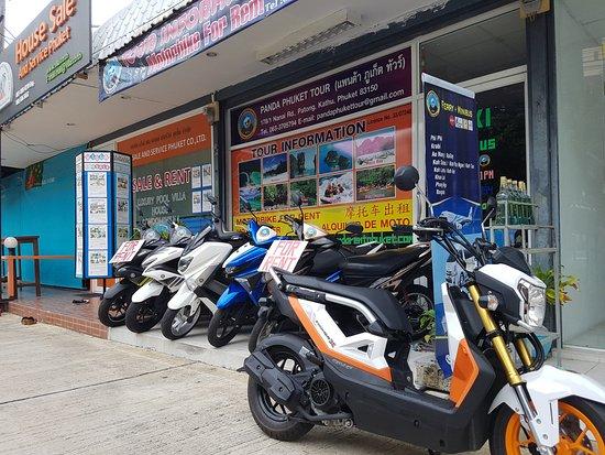 Panda Motorbike for Rent